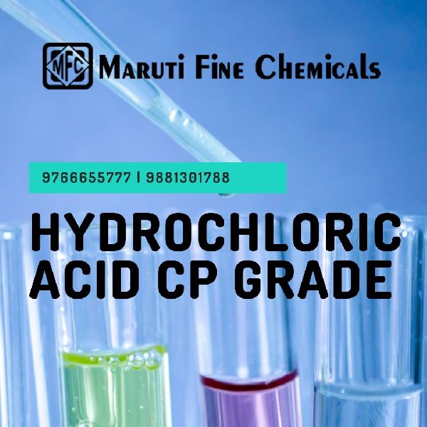 CP Grade Hydrochloric Acid, for Chemical Treatment, Form : Liquid