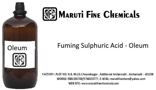 Fuming Sulphuric Acid Oleum 23.25 %