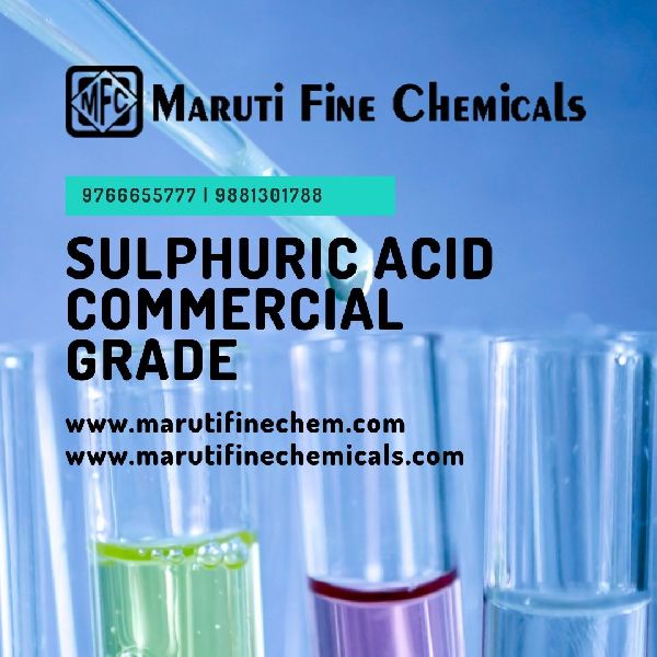 Commercial Grade Sulphuric Acid, Color : Trasparent