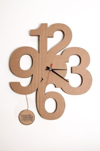 Quartz Black Wooden Wall Clock, Shape : Square