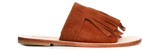 Men Brown Leather Sandals