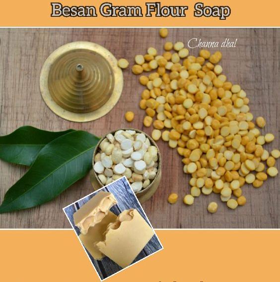 Vanam Gram Flour Soap, Form : Bar