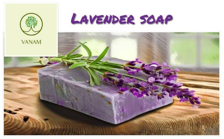 Vanam lavender soap, Packaging Size : 100gm