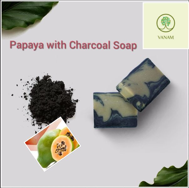 Papaya Charcoal Soap