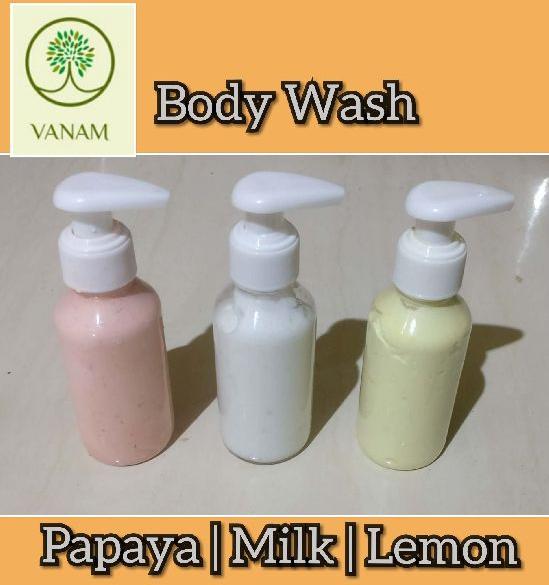 Papaya Milk Lemon Body Wash, Purity : 100%