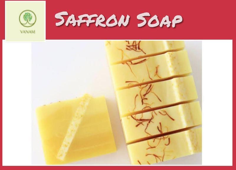 Vanam Saffron Soap, Packaging Size : 100g
