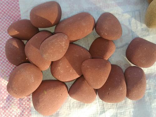 Red Marble Pebbles, Feature : Optimum Strength, Stain Resistance