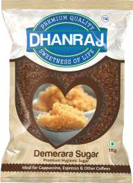 Dhanraj Common demerara sugar, Packaging Size : 1kg