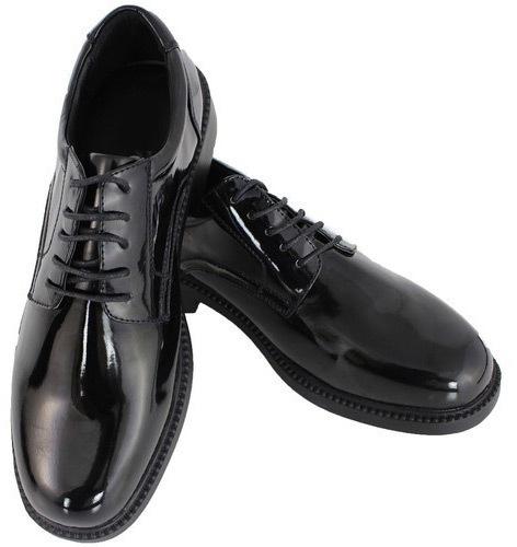 Leather Security Guard Black Shoes, Gender : Male at Best Price in ...