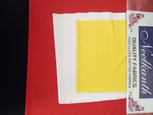 Plain Dotknit Polyester Fabric, Packaging Size : Roll packing