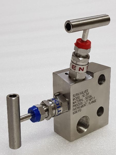 2 VALVE MANIFOLD DIRECT MOUNTING, Certification : ISO 9001:2008 Certified
