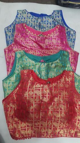 Printed blouse, Size : 38