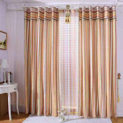Striped Fancy Window Curtain Size, Fancy Window Curtains