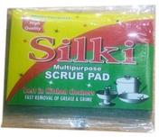 Nylon Silki Green Scrub Pad, Packaging Type : Packet