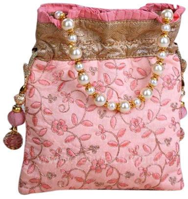 Cotton Embroidered Potli Bag, for Party Use, Technics : Attractive Pattern
