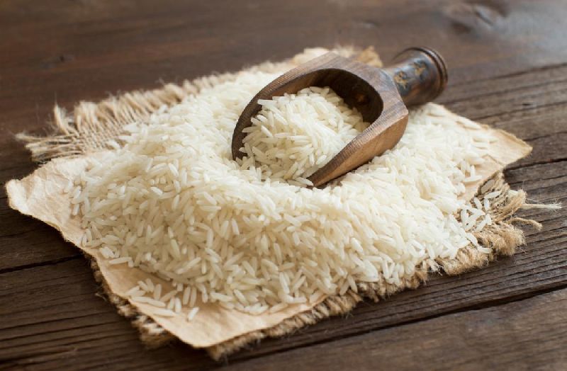 Organic Long Grain Basmati Rice, for Gluten Free, Color : White