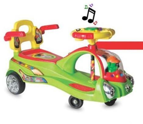 Baby'pa Plastic Swing Car, Color : Multi