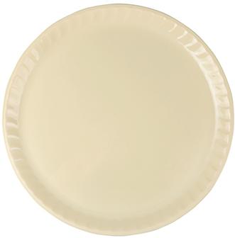 Plastic Fibre Plate, Color : Cream