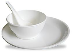 Round Soup Bowl, Color : White