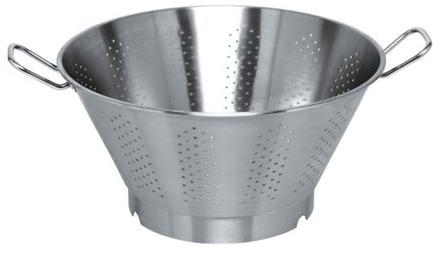 Avon Stainless Steel Conical Colander, for Hotel/Restaurant, Color : Silver