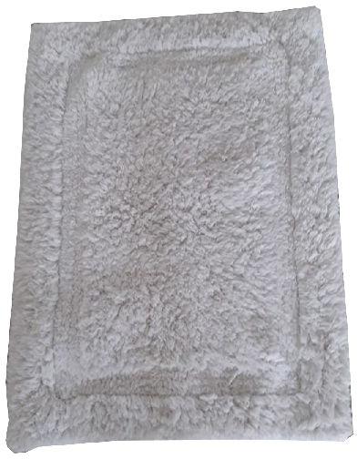 Rectangular Cotton Tufted Bath Mat, for Home, Hotel, Restaurant, Size : 80x100cm