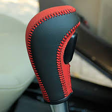 Genuine Leather or PU Leather Car Gear Knob Cover, Feature