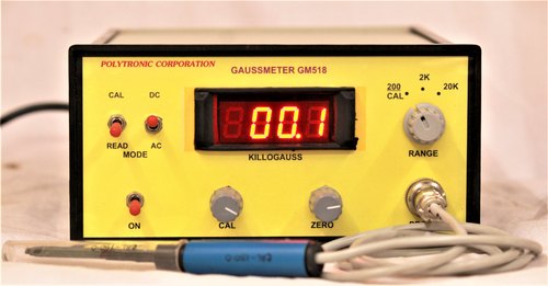 Polytronic AC DC Gauss Meter, for Industrial, Laboratory, Display Type : Digital