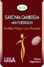 Garcinia Cambogia with Forskolin Capsules, for Human Consuption, Medicinal, Personal, Certification : Ce Certified