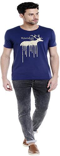 Masculino Latino Causal Printed T- Shirt, Size : Small, Medium, Large, XL
