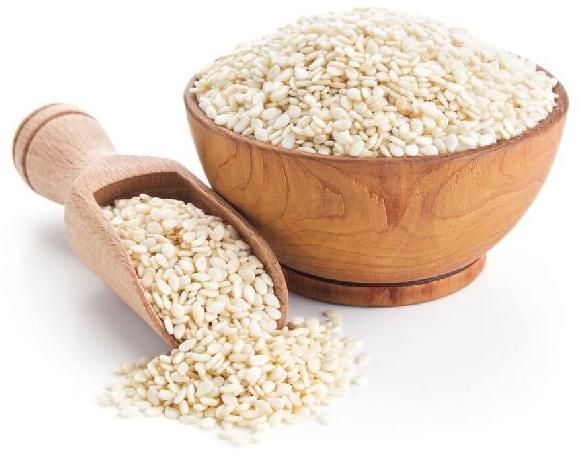 Organic white sesame seeds