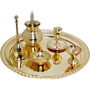 Pooja Thali - Brass Pooja Thali Manufacturer from Ahmedabad