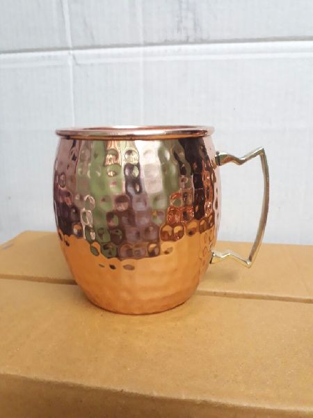 Full Hammared Copper Mule Mug