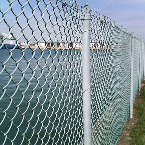 Coated Galvanized Iron chain link fence, Feature : Safety