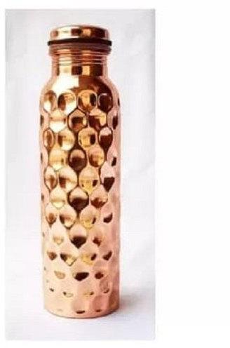 Hammered Copper Water Bottle, Storage Capacity : 1ltr