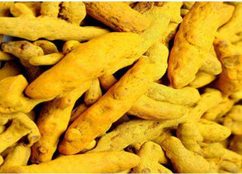Natural Turmeric Finger, for Cooking, Cosmetic Products, Medicine, Form : Solid