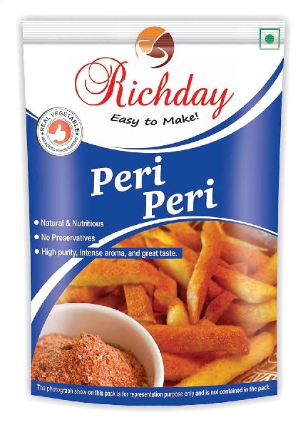 Richday Peri Peri Seasoning Powder, for Food Use, Packaging Type : packet
