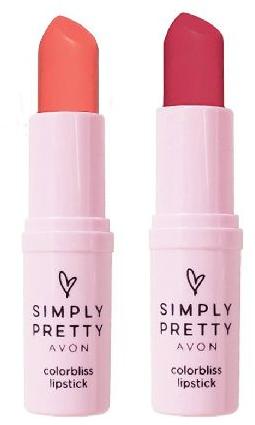 Coral Classic Red Avon Simply Pretty Colorbliss Matte Lipstick