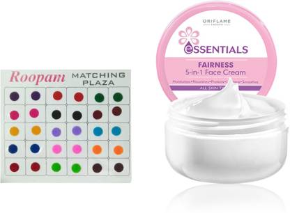 Oriflame Sweden Bindi with Essentials Fairness Face Cream Combo