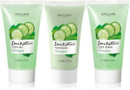 Oriflame Sweden Love Nature Cucumber Face Care Kit