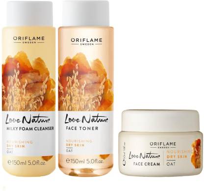 Oriflame Sweden Love Nature Oat Kit, Feature : Skin Friendly