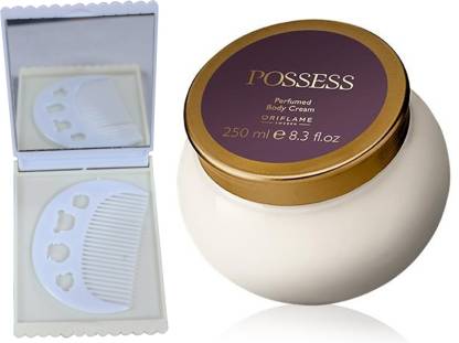 Oriflame Sweden Possess Perfumed Body Cream with Comb Mirror Combo