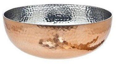 Round Hammered Copper Bowl, Features : Microwave Safe