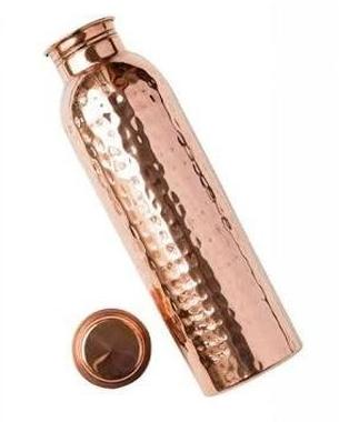 Hammered Copper Water Bottle