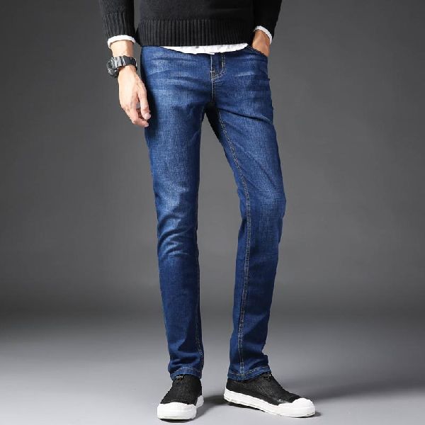 Plain Mens Regular Fit Jeans, Style : Fashionable