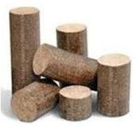 Rectangular Hard Biofuel Briquettes, Color : Brown