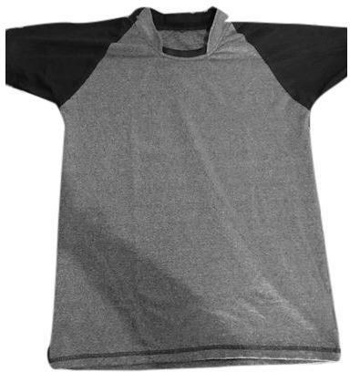 Half Sleeves Round Neck Mens Sports Cotton T-Shirt, Packaging Type : Packet