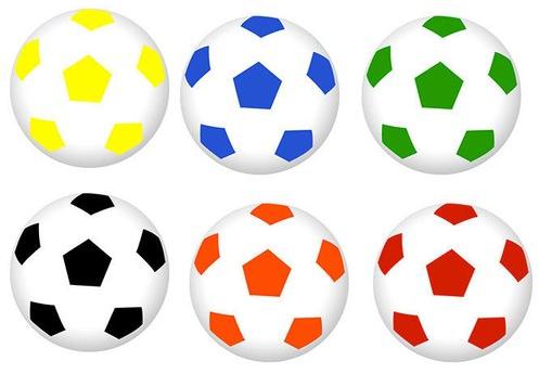 PVC Soccer Ball, Pattern : Checked