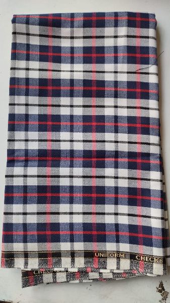 Check School Uniform Fabric - Ishank Textiles, Bhilwara, Rajasthan