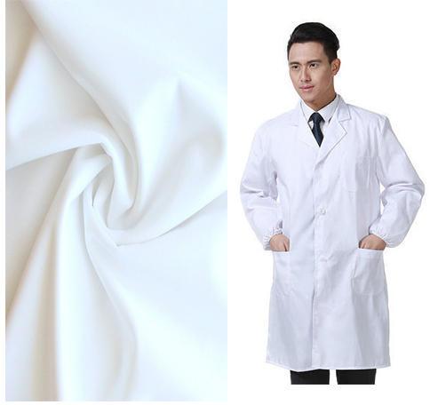 Plain Doctor Uniform Fabric, Color : White