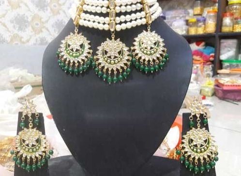 Kundan Choker Necklace Set, Occasion : Engagement, Party, Wedding